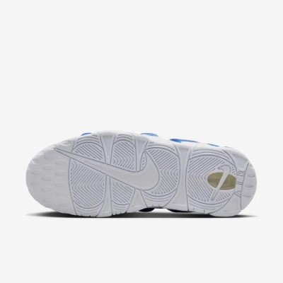 Nike Air More Uptempo Low homme blanc bleu Réf FZ3055-101