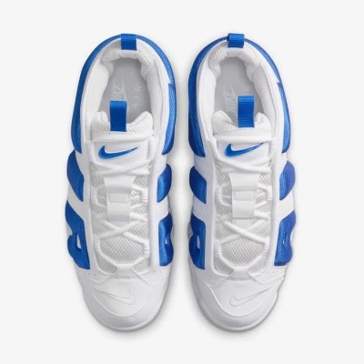 Nike Air More Uptempo Low homme blanc bleu Réf FZ3055-101