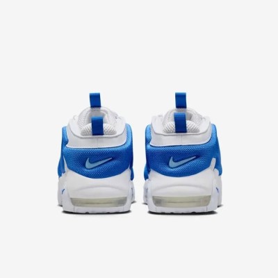 Nike Air More Uptempo Low homme blanc bleu Réf FZ3055-101