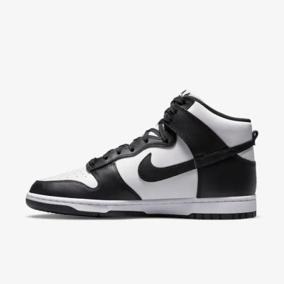Nike Dunk High Retro blanc noir Réf DD1399-105