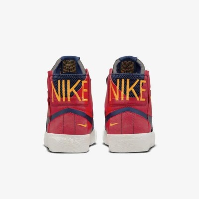 Nike Zoom Blazer Mid rouge or blanc bleu Réf FD5113-600