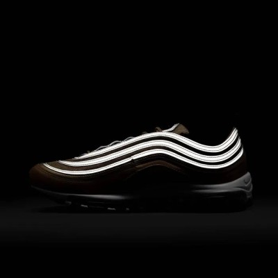 Nike Air Max 97 OG or métallisé noir blanc rouge Réf DM0028-700