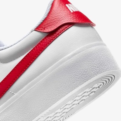 Nike minimaliste blanc gris loup rouge Réf FQ8146-102