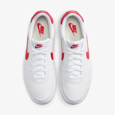 Nike minimaliste blanc gris loup rouge Réf FQ8146-102