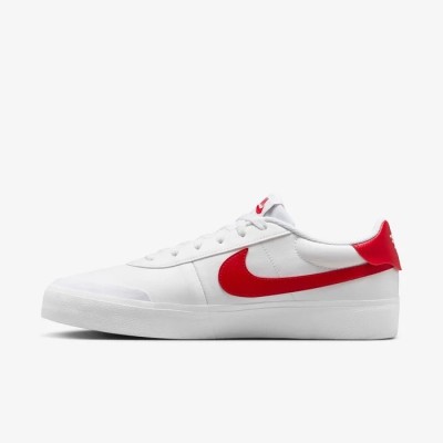 Nike minimaliste blanc gris loup rouge Réf FQ8146-102