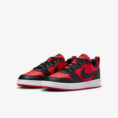 Nike Court Borough Low Recraft rouge Réf DV5456-600