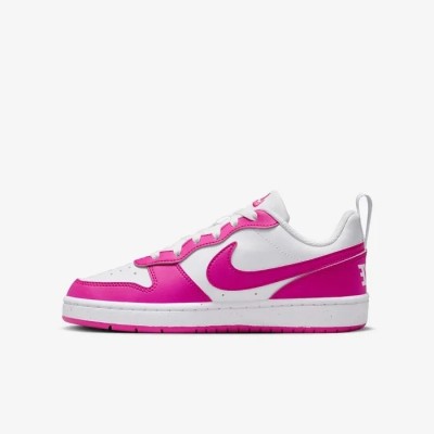 Nike Court Borough Low Recraft blanc fuchsia laser Réf DV5456-123