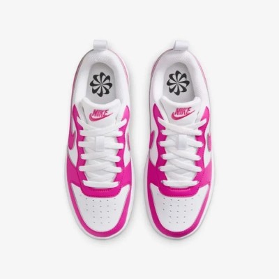Nike Court Borough Low Recraft blanc fuchsia laser Réf DV5456-123