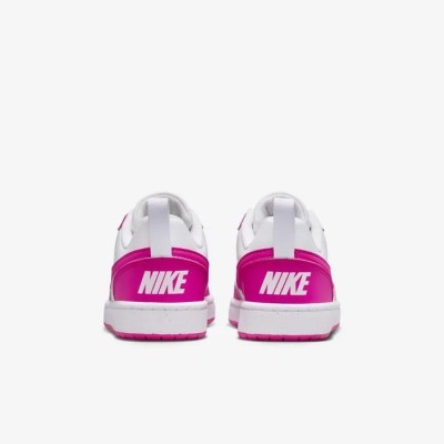 Nike Court Borough Low Recraft blanc fuchsia laser Réf DV5456-123
