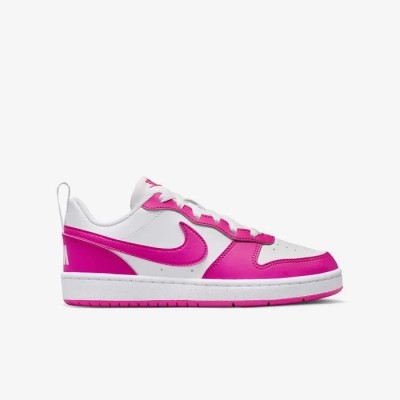 Nike Court Borough Low Recraft blanc fuchsia laser Réf DV5456-123