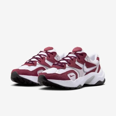 Nike AL8 rouge foncé gris froid argent métallisé Réf FJ3794-600