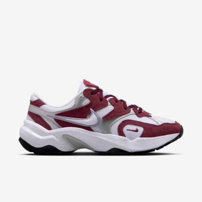 Nike AL8 rouge foncé gris froid argent métallisé Réf FJ3794-600