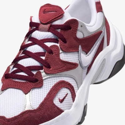 Nike AL8 rouge foncé gris froid argent métallisé Réf FJ3794-600