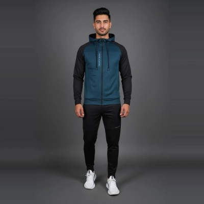 Survêtement homme vert avec capuche RS-639-VT