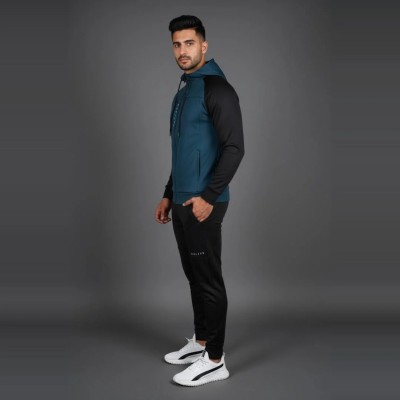Survêtement homme vert avec capuche RS-639-VT