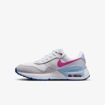 Nike Air Max SYSTM blanc gris football bleu roi fuchsia vif Réf DQ0284-105