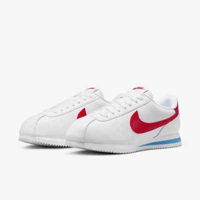 Nike rétro running blanc bleu universitaire rouge universitaire Réf DN1791-108