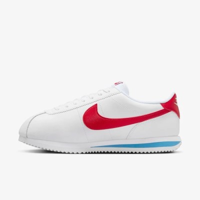 Nike rétro running blanc bleu universitaire rouge universitaire Réf DN1791-108