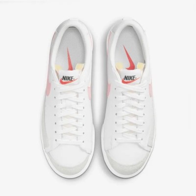 Nike Blazer Low Platform blanc sommet noir glaçage rose Réf DJ0292-103