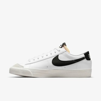 Nike Blazer Low blanc voile noir Réf DC4769-102