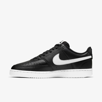 Nike Court Vision Low noir blanc Réf CD5434-001