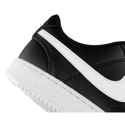 Nike Court Vision Low noir blanc Réf CD5434-001
