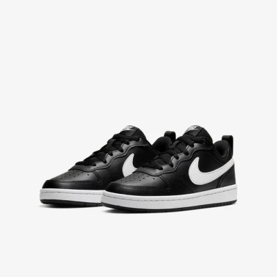 Nike Court Borough Low 2 noir blanc Réf BQ5448-002