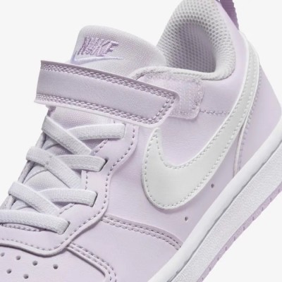 Nike Court Borough Low 2 enfant lilas blanc Réf DV5457-500