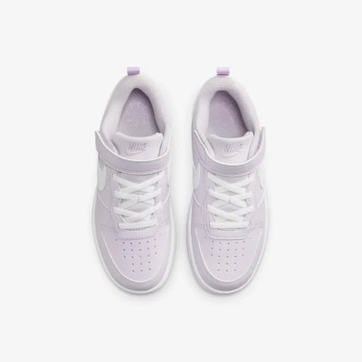Nike Court Borough Low 2 enfant lilas blanc Réf DV5457-500
