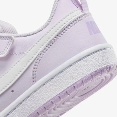Nike Court Borough Low 2 enfant lilas blanc Réf DV5457-500